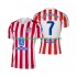 Atlético Madrid Antoine Griezmann 7 Homme Domicile 2025-2026 Manche Courte Maillot de Foot