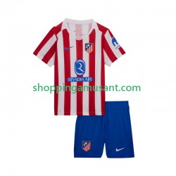 Atlético Madrid Enfant Domicile 2025-2026 Manche Courte Maillot de Foot