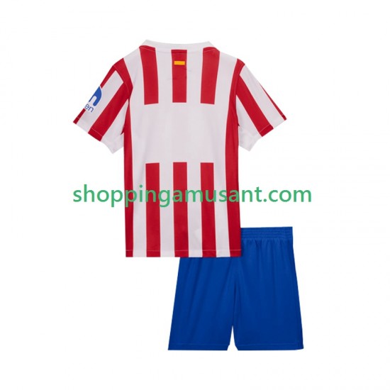 Atlético Madrid Enfant Domicile 2025-2026 Manche Courte Maillot de Foot