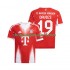 Bayern Munich Alphonso Davies 19 Homme Domicile 2025-2026 Manche Courte Maillot de Foot