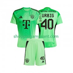 Bayern Munich Jonas Urbig 40 Gardien Enfant Domicile 2025-2026 Manche Courte Maillot de Foot