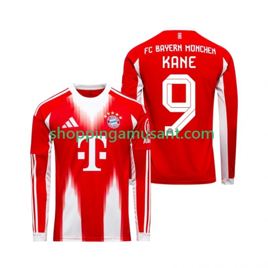 Bayern Munich Harry Kane 9 Homme Domicile 2025-2026 Manche Longue Maillot de Foot