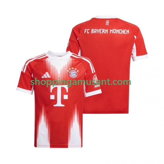 Bayern Munich Homme Domicile 2025-2026 Manche Courte Maillot de Foot