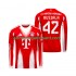 Bayern Munich Jamal Musiala 42 Homme Domicile 2025-2026 Manche Longue Maillot de Foot