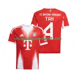 Bayern Munich Jonathan Tah 4 Homme Domicile 2025-2026 Manche Courte Maillot de Foot