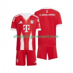 Bayern Munich Enfant Domicile 2025-2026 Manche Courte Maillot de Foot