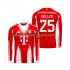 Bayern Munich Thomas Muller 25 Homme Domicile 2025-2026 Manche Longue Maillot de Foot