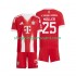 Bayern Munich Thomas Muller 25 Enfant Domicile 2025-2026 Manche Courte Maillot de Foot