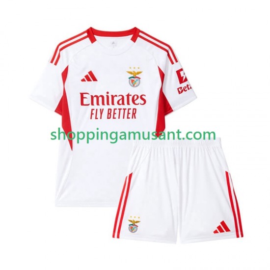 Benfica Enfant Neutre 2025-2026 Manche Courte Maillot de Foot