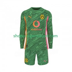 Borussia Dortmund Gardien Enfant Domicile 2025-2026 Manche Longue Maillot de Foot