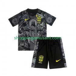 Brésil Cheist the Redeemer Football Shirts Enfant Domicile 2024 Manche Courte