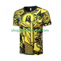 Brésil Jesus Homme Domicile 2024 Manche Courte Maillot de Foot