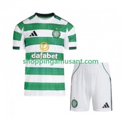 Celtic FC Enfant Domicile 2025-2026 Manche Courte Maillot de Foot