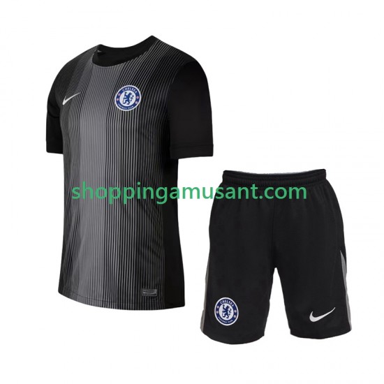 Chelsea Gardien Enfant Domicile 2025-2026 Manche Courte Maillot de Foot