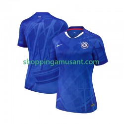Chelsea Féminine Domicile 2025-2026 Manche Courte Maillot de Foot
