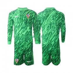 Croatie Gardien Enfant Extérieur 2024 Manche Longue Maillot de Foot
