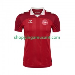 Danemark Homme Domicile 2025 Manche Courte Maillot de Foot