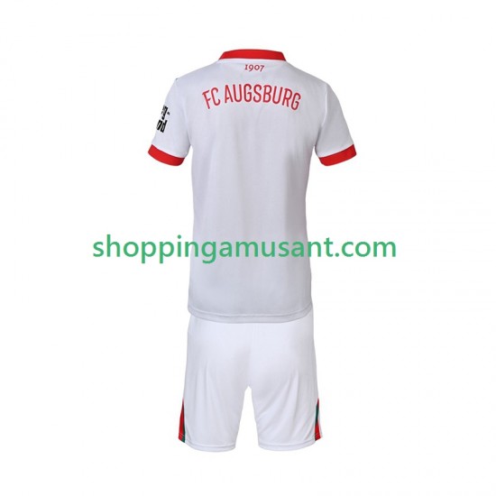 FC Augsburg Enfant Domicile 2025-2026 Manche Courte Maillot de Foot