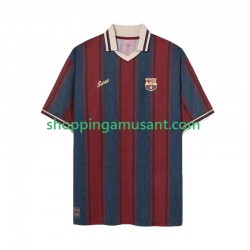 FC Barcelone 125th Anniversary Homme Domicile 2025-2026 Manche Courte Maillot de Foot