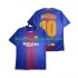 FC Barcelone Lionel Messi 10 2017-2018 Rétro Homme Domicile Manche Courte Maillot de Foot