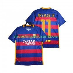 FC Barcelone Neymar JR 11 2015-2016 Rétro Homme Domicile Manche Courte Maillot de Foot