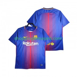 FC Barcelone 2017-20168 Rétro Homme Domicile Manche Courte Maillot de Foot