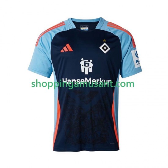Hamburger SV Special Homme Domicile 2025-2026 Manche Courte Maillot de Foot