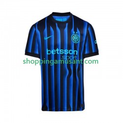 Inter Milan Homme Domicile 2025-2026 Manche Courte Maillot de Foot