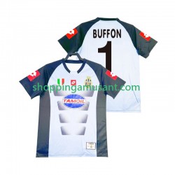 Juventus Buffon 1 Gardien Rétro Homme Domicile 2002-2003 Manche Courte Maillot de Foot
