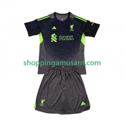 Liverpool Gardien Enfant Domicile 2025-2026 Manche Courte Maillot de Foot