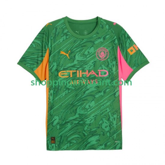 Manchester City Gardien Homme Domicile 2025-2026 Manche Courte Maillot de Foot