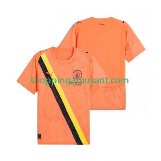 Manchester City UPER Gardien Homme Enfant Domicile 2025-2026 Manche Courte Maillot de Foot