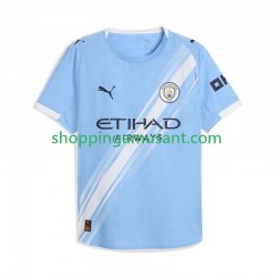 Manchester City Homme Domicile 2025-2026 Manche Courte Maillot de Foot