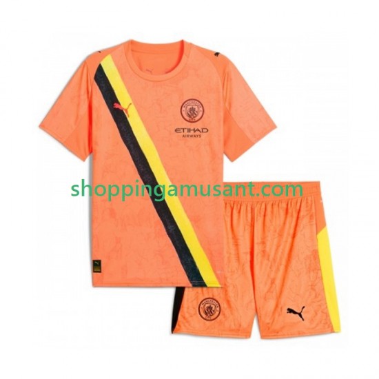 Manchester City UPER Kids Gardien Enfant Domicile 2025-2026 Manche Courte Maillot de Foot