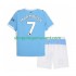 Manchester City Omar Marmoush 7 Enfant Domicile 2025-2026 Manche Courte Maillot de Foot