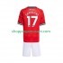 Manchester United Alejandro Garnacho 17 Enfant Domicile 2025-2026 Manche Courte Maillot de Foot