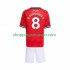 Manchester United Bruno Fernandes 8 Enfant Domicile 2025-2026 Manche Courte Maillot de Foot