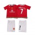 Manchester United Cristiano Ronaldo 7 Rétro Enfant Domicile 2004 2006 Manche Courte Maillot de Foot