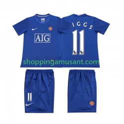 Manchester United GIGGS 11 Rétro Enfant Extérieur 2008 Manche Courte Maillot de Foot