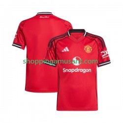 Manchester United Homme Domicile 2025-2026 Manche Courte Maillot de Foot