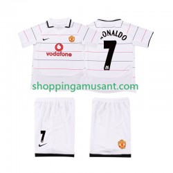 Manchester United Cristiano Ronaldo 7 2003 2005 Rétro Enfant Domicile Manche Courte Maillot de Foot
