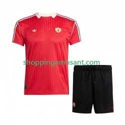 Manchester United d Icon Enfant Domicile 2025-2026 Manche Courte Maillot de Foot