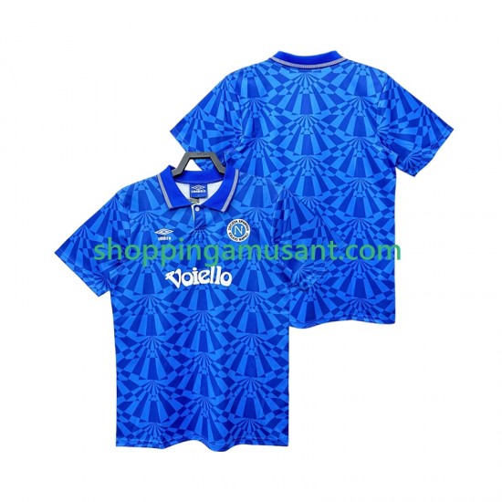 Naples 1991 1993 Rétro Homme Domicile Manche Courte Maillot de Foot