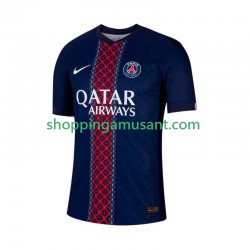 Paris Saint-Germain Homme Domicile 2025-2026 Manche Courte Maillot de Foot