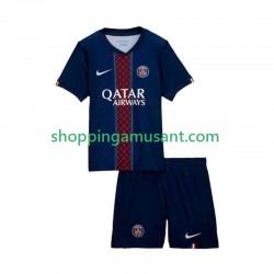 Paris Saint-Germain Enfant Domicile 2025-2026 Manche Courte Maillot de Foot