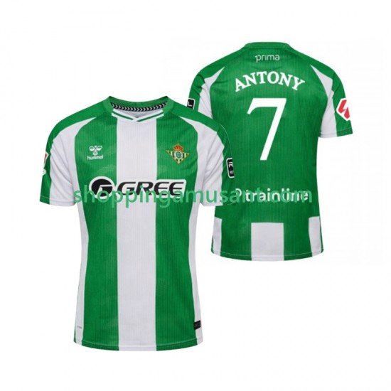 Real Betis Antony 7 Homme Domicile 2025-2026 Manche Courte Maillot de Foot