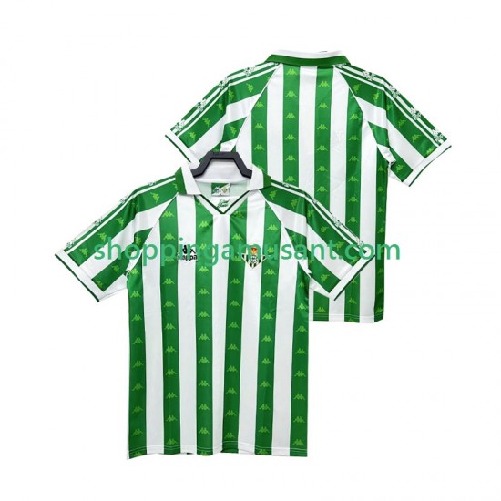 Real Betis 1995 1997 Rétro Homme Domicile Manche Courte Maillot de Foot