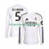 Real Madrid Jude Bellingham 5 Homme Domicile 2025-2026 Manche Longue Maillot de Foot
