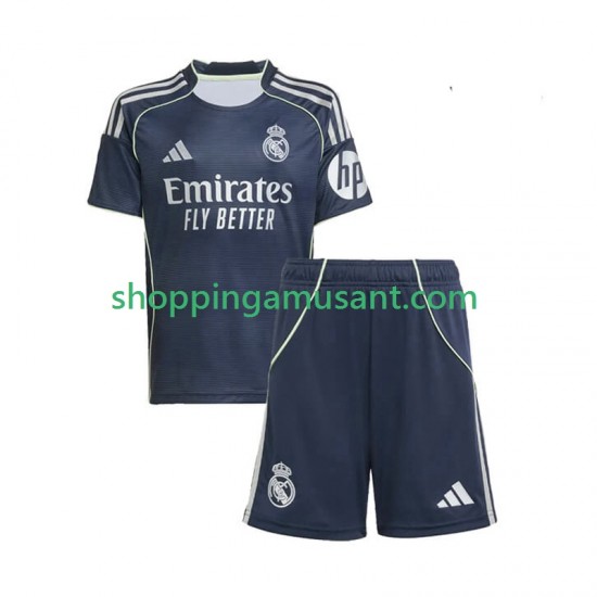 Real Madrid Enfant Extérieur 2025-2026 Manche Courte Maillot de Foot