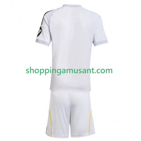 Real Madrid Enfant Domicile 2025-2026 Manche Courte Maillot de Foot